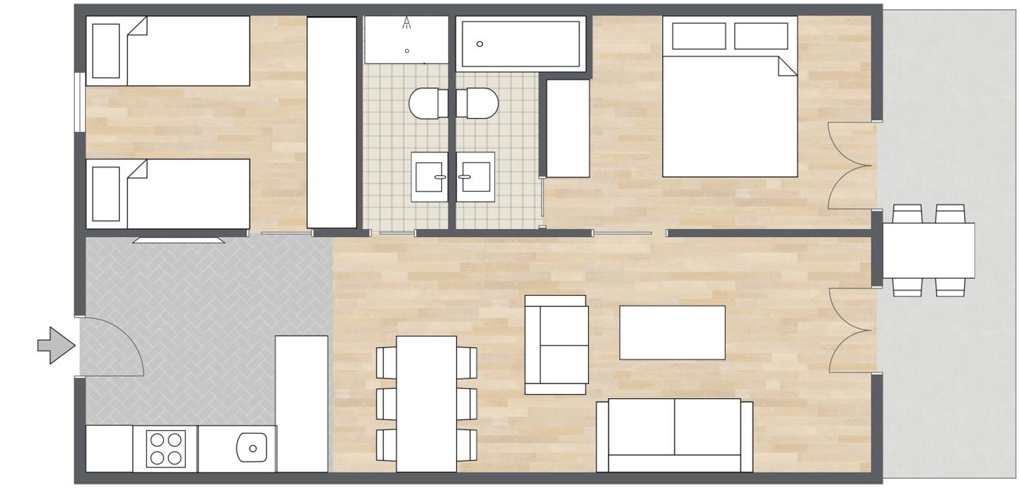 Aspasios Las Ramblas Apartments Barcelona Habitación foto
