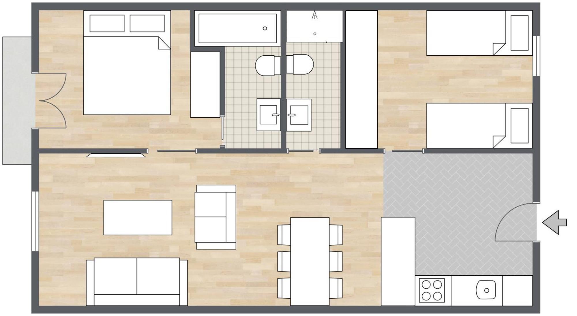 Aspasios Las Ramblas Apartments Barcelona Habitación foto